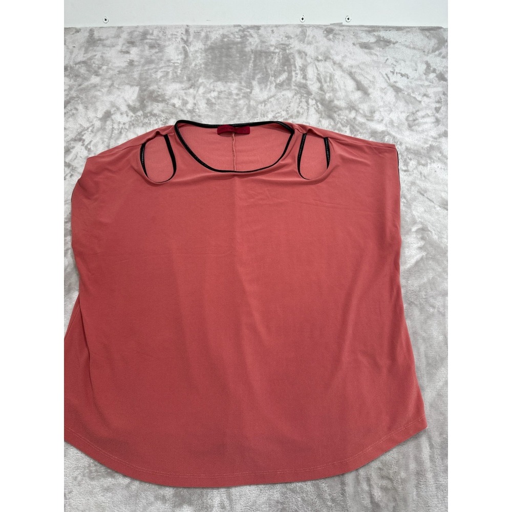 Love Scarlett Blouse Top Women Size 2X Mauve Pullover Sleeveless Lightweight EUC